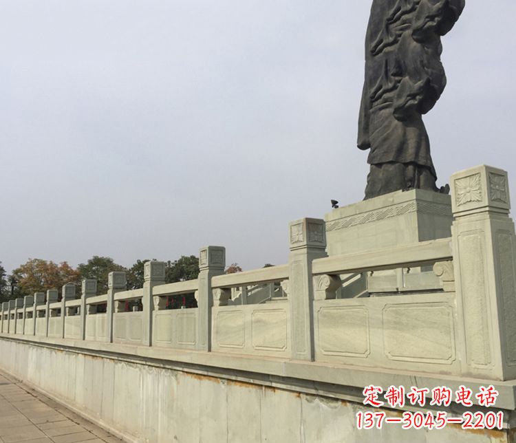 沧州精美的护城河大理石栏板雕塑