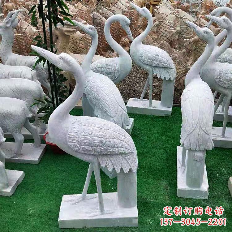 沧州花岗岩仙鹤石雕