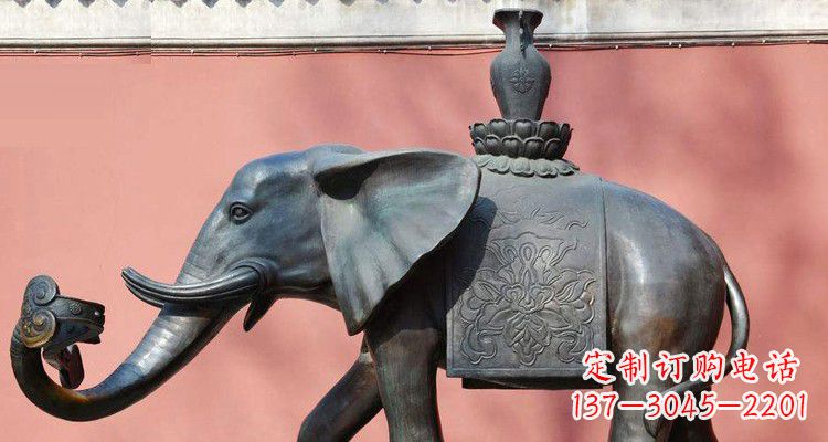 沧州吉祥大象铜雕