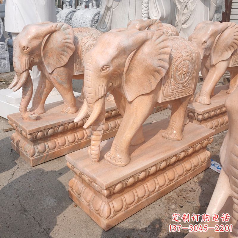 沧州中领雕塑:大象雕塑吉祥如意