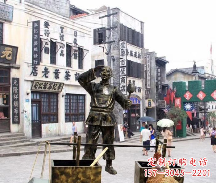沧州金货郎雕塑,精美绝伦