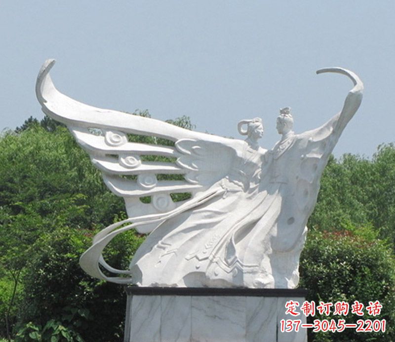 沧州中领雕塑定制经典梁山伯与祝英台雕塑