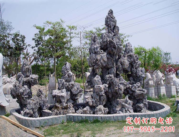 沧州用心雕刻,灵璧石奇石假山雕塑