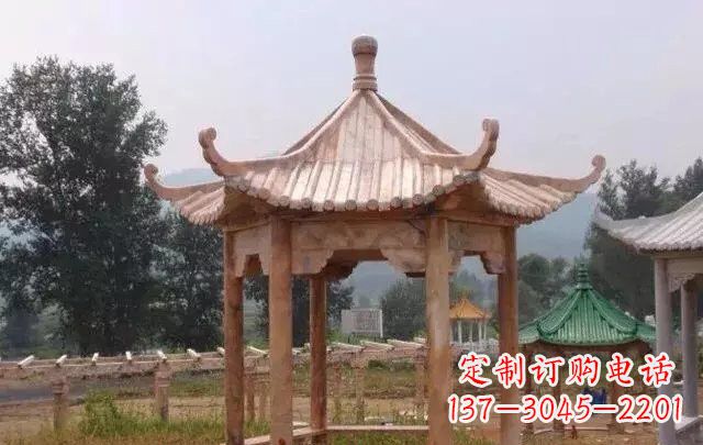 沧州营造古朴悠然的凉亭石雕