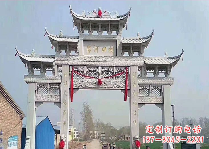 沧州牌坊石雕龙