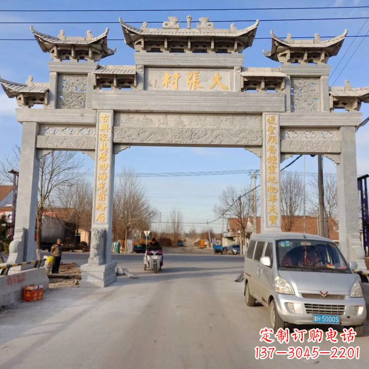 沧州牌楼的石雕