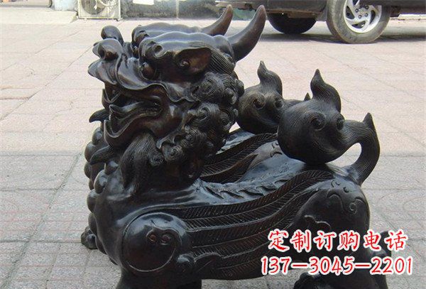 沧州象征保护,美轮美奂的貔貅辟邪神兽铜雕