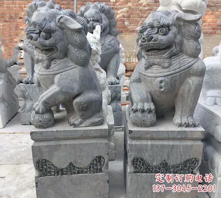 沧州青石仿古狮子雕塑