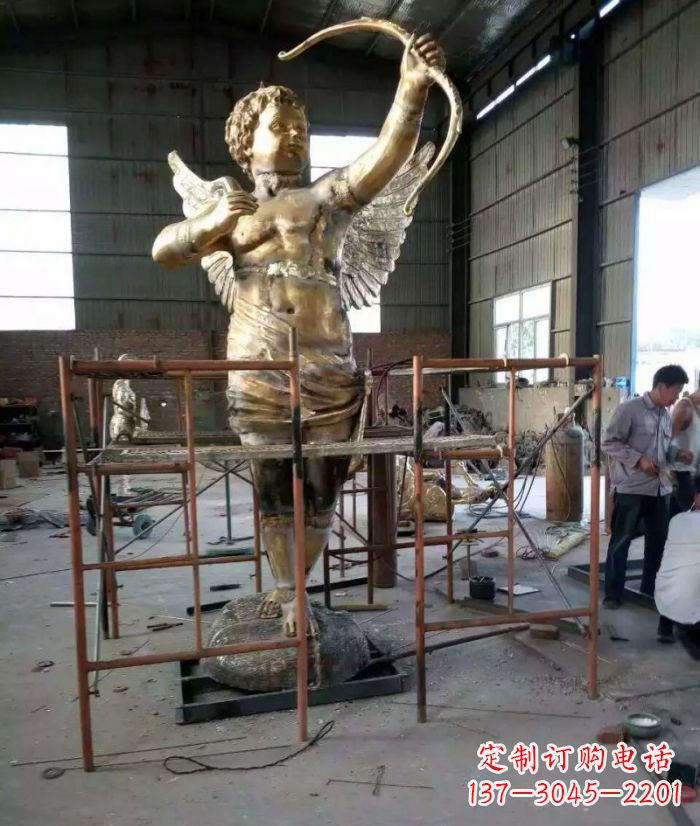 沧州尊贵的丘比特铜雕塑