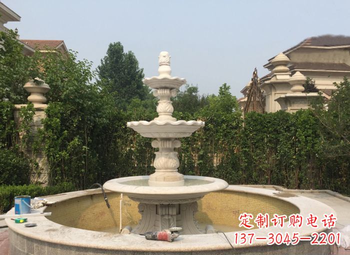 沧州三层喷泉公园石雕 (2)