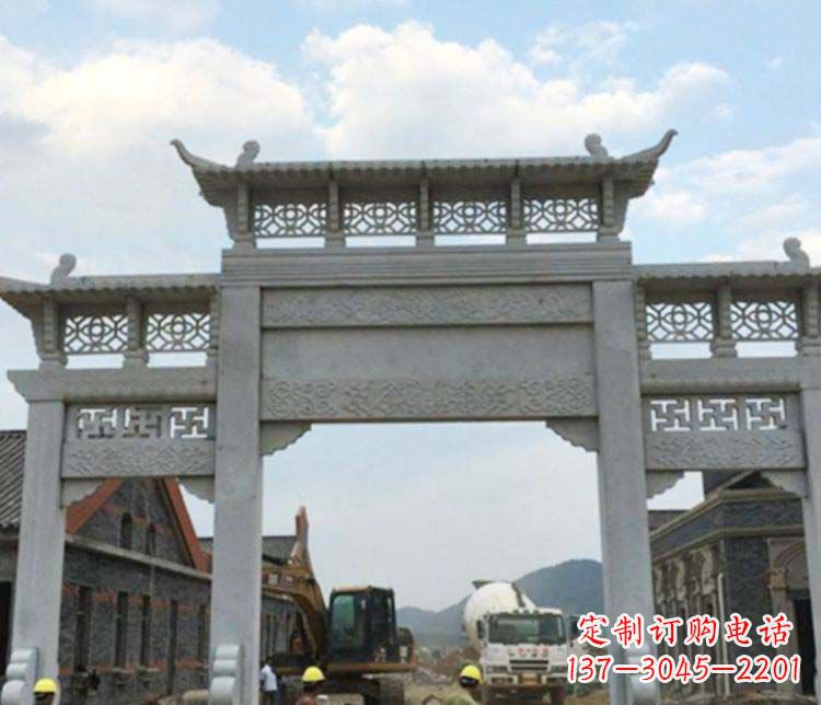 沧州牌坊大理石石雕:显露美丽的古典风情