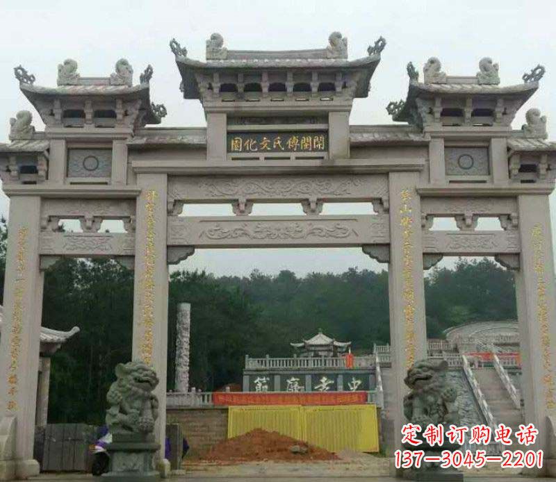 沧州中领雕塑:顶级大理石牌坊石雕