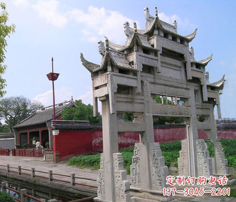 沧州专业大型牌坊石雕制作