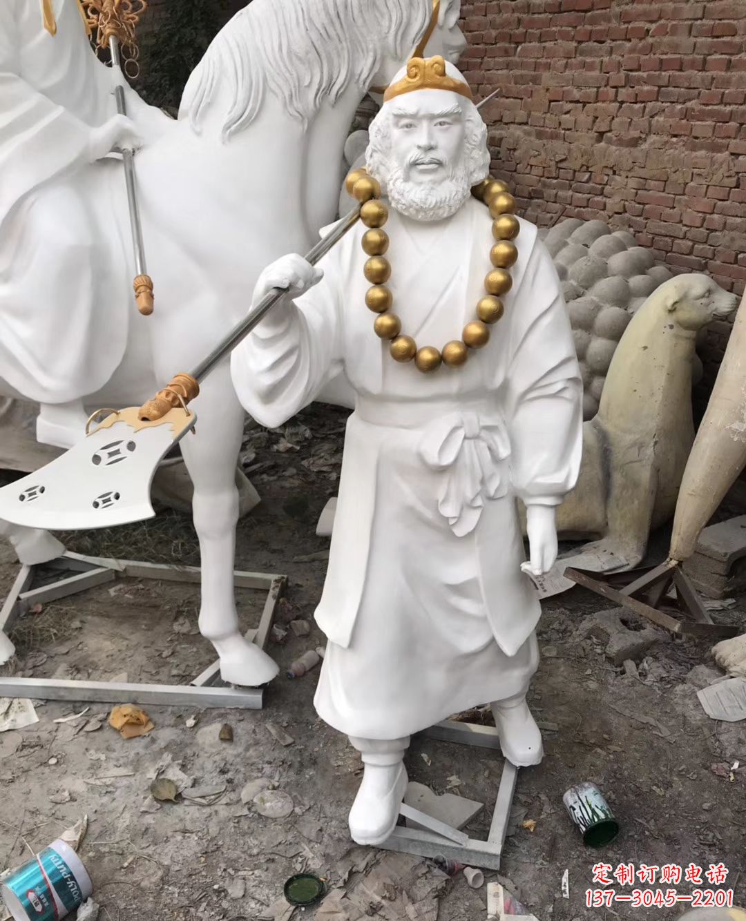 沧州沙和尚人物石雕,精美而有灵气