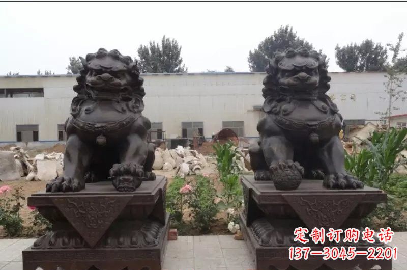 沧州精灵定制狮子铜雕塑
