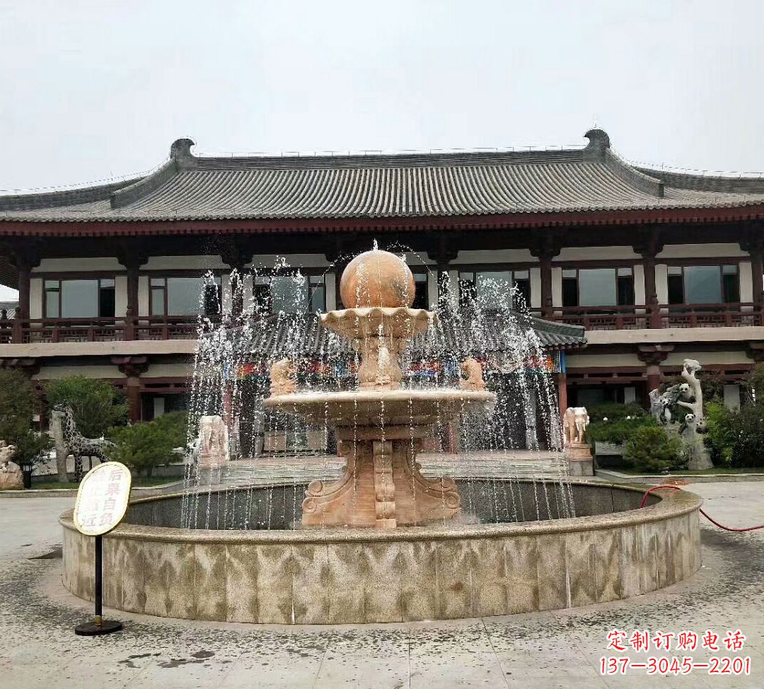沧州中领雕塑手工定制风水球雕塑