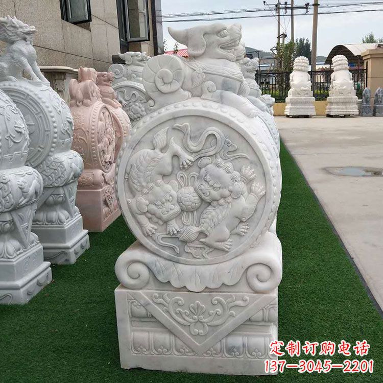 沧州石雕牌坊抱鼓石,有艺术气息的雕塑定制