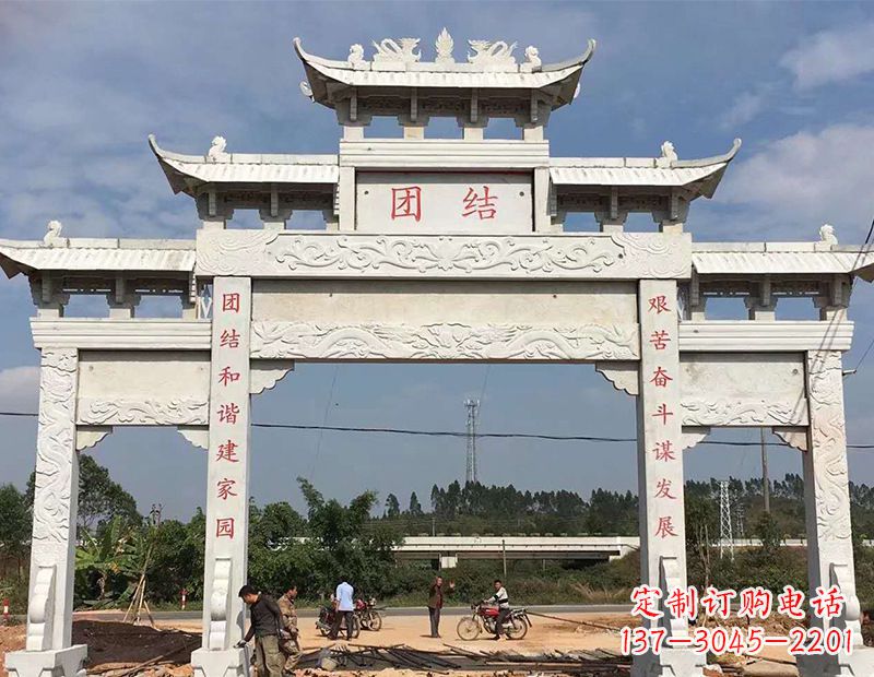 沧州定制牌坊雕塑,展现精湛工艺