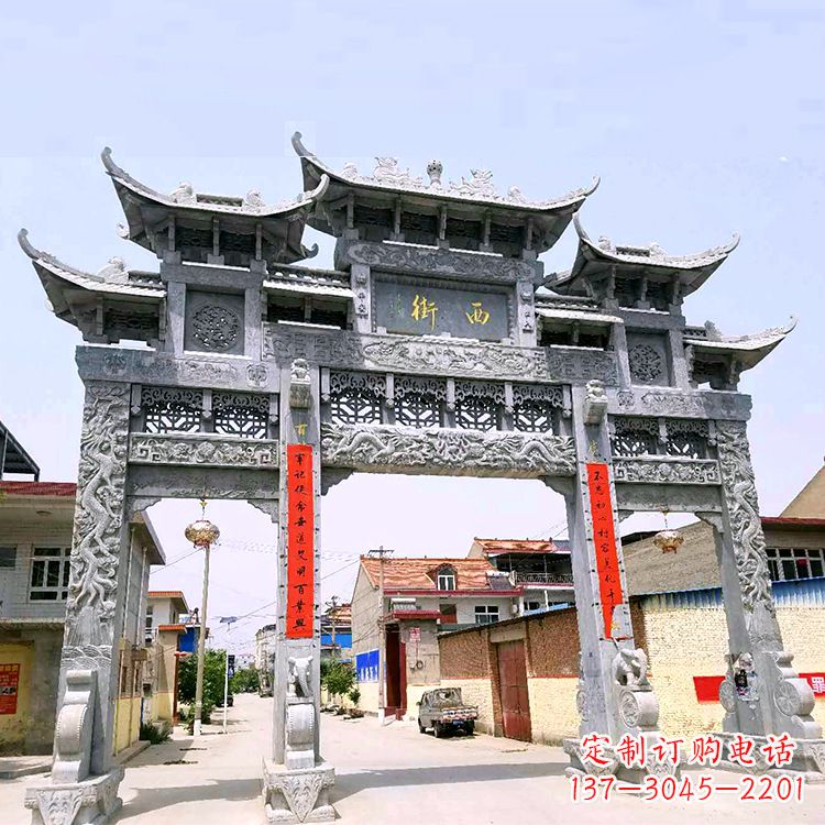 沧州[经典领航，高品质石雕牌坊雕塑]