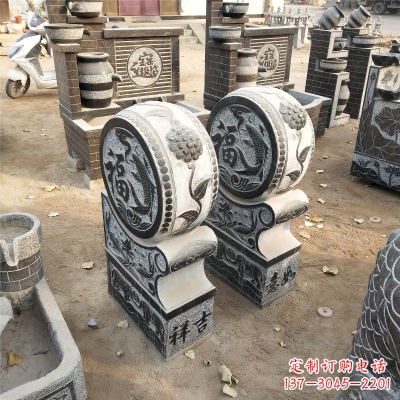 沧州石雕青石门墩雕塑