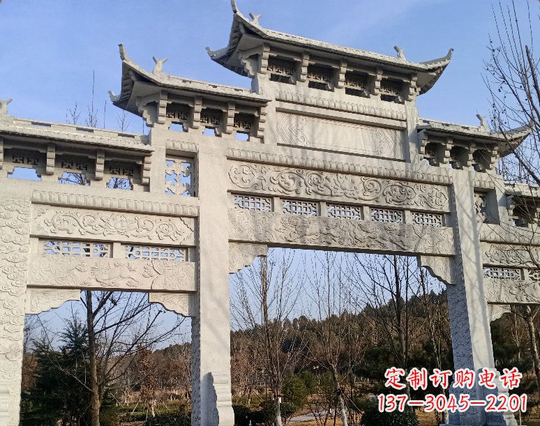 沧州石雕乡村牌坊