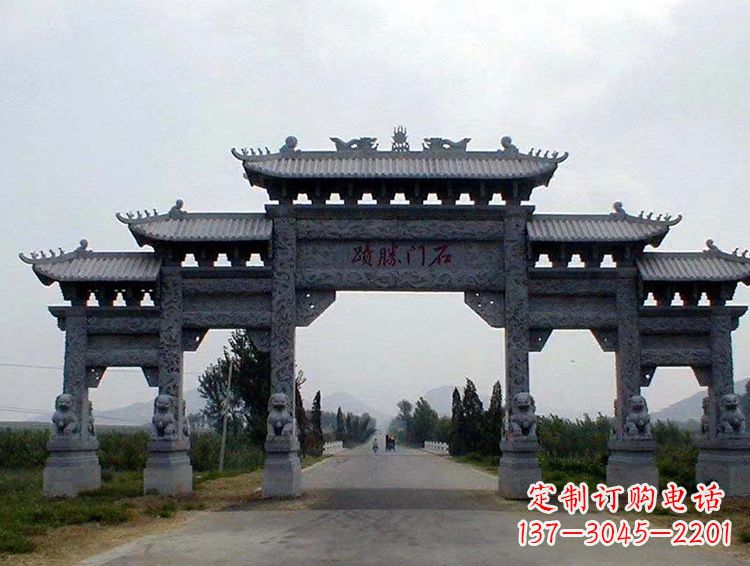 沧州石牌坊 斗楼