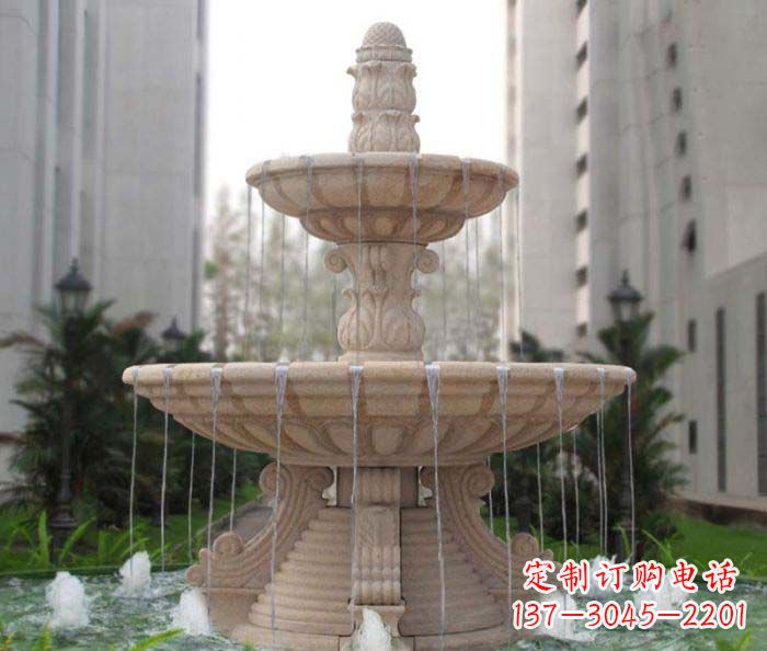 沧州双层喷泉小区石雕