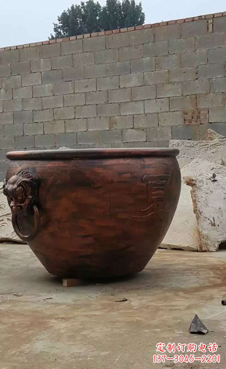 沧州水缸铜雕