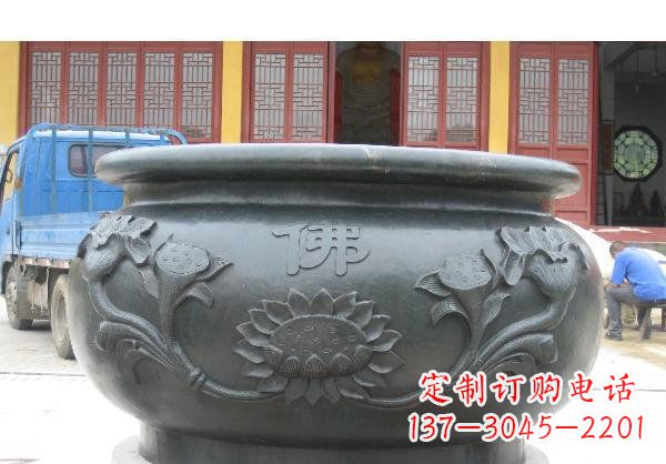 沧州水缸寺庙铜雕 (2)