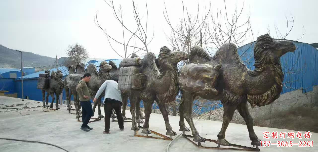 沧州丝绸之路骆驼雕塑