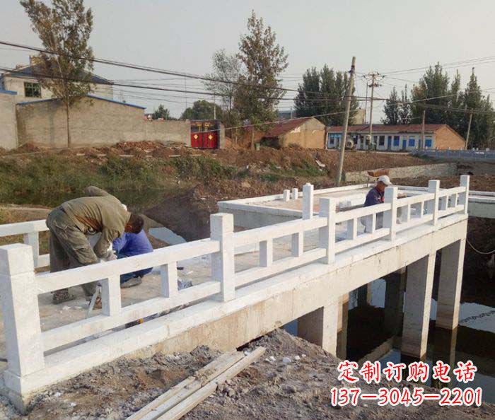 沧州寺庙景观汉白玉栏板石雕