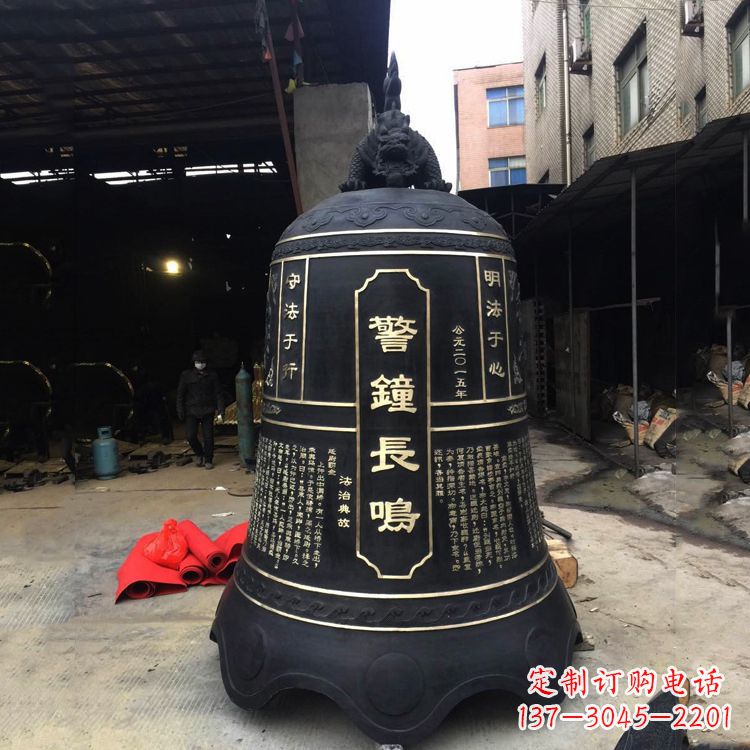 沧州寺庙铜钟雕塑