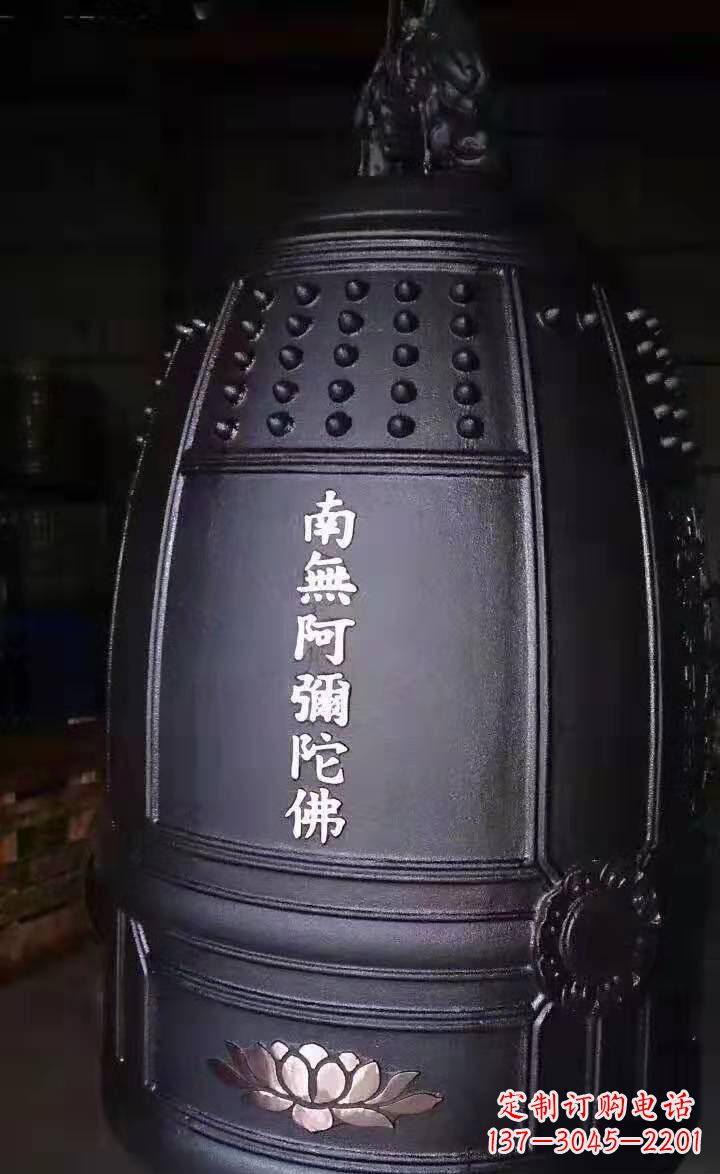 沧州寺庙铜钟雕塑户外景观雕塑