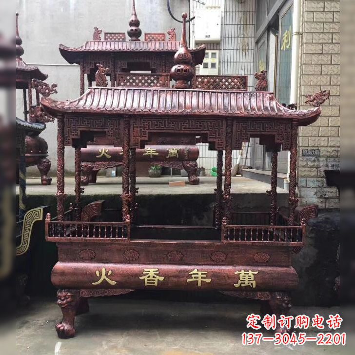 沧州寺庙香火香炉雕塑