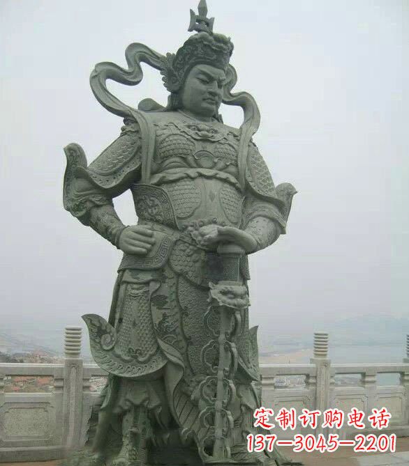 沧州寺庙韦陀菩萨石雕