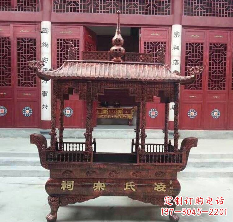 沧州寺庙香炉铜雕