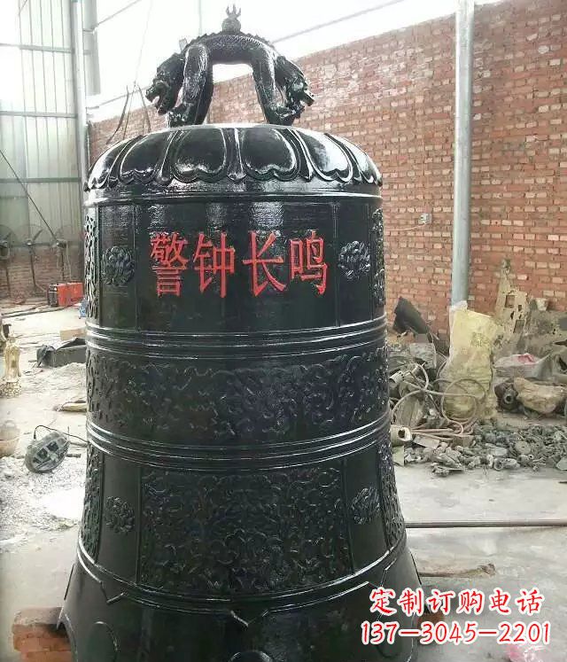 沧州寺庙铸铜钟铜雕 (4)