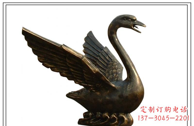 沧州天鹅喷泉铜雕