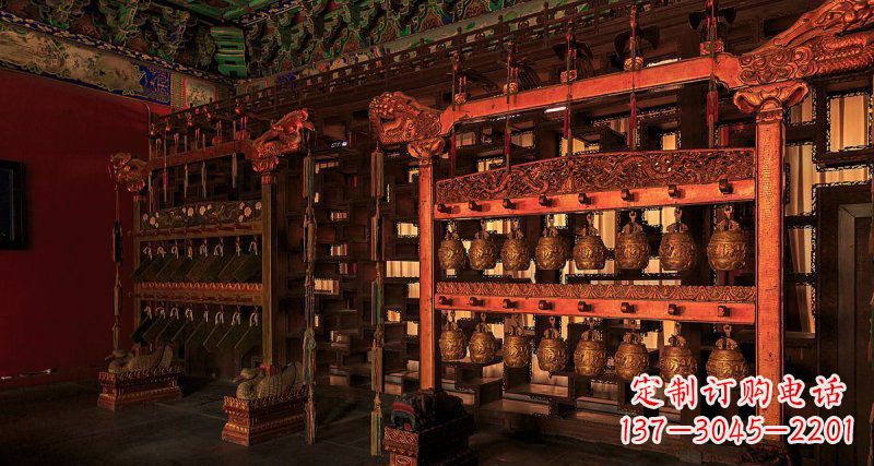 沧州铜编钟古代乐器铜雕
