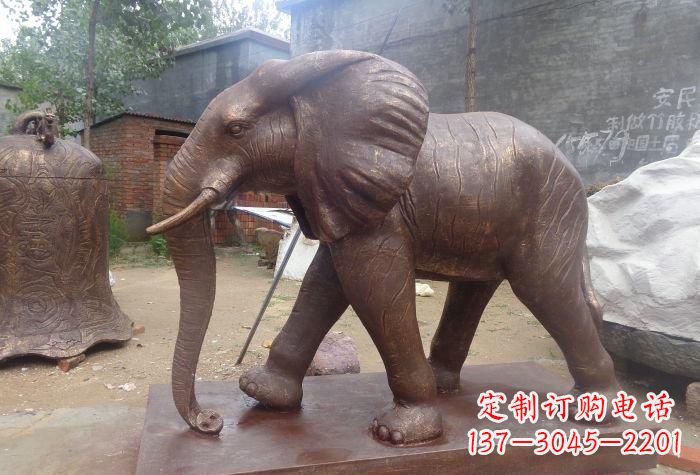 沧州铜大象雕塑