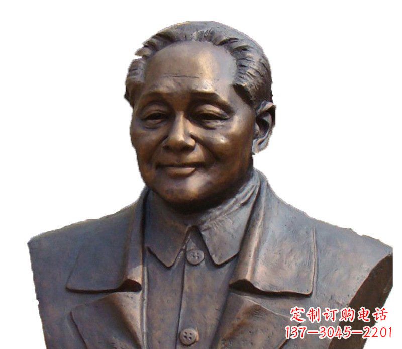 沧州铜雕广场纪念伟人邓小平雕塑