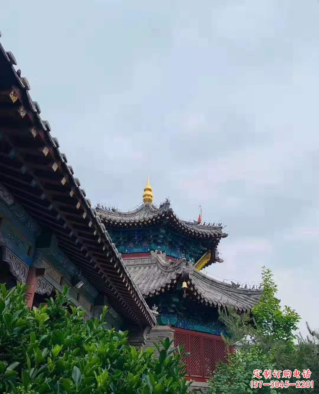 沧州铜雕葫芦塔顶寺庙摆件