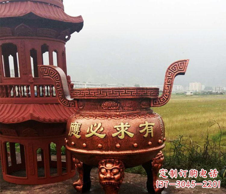 沧州铜雕景观香炉