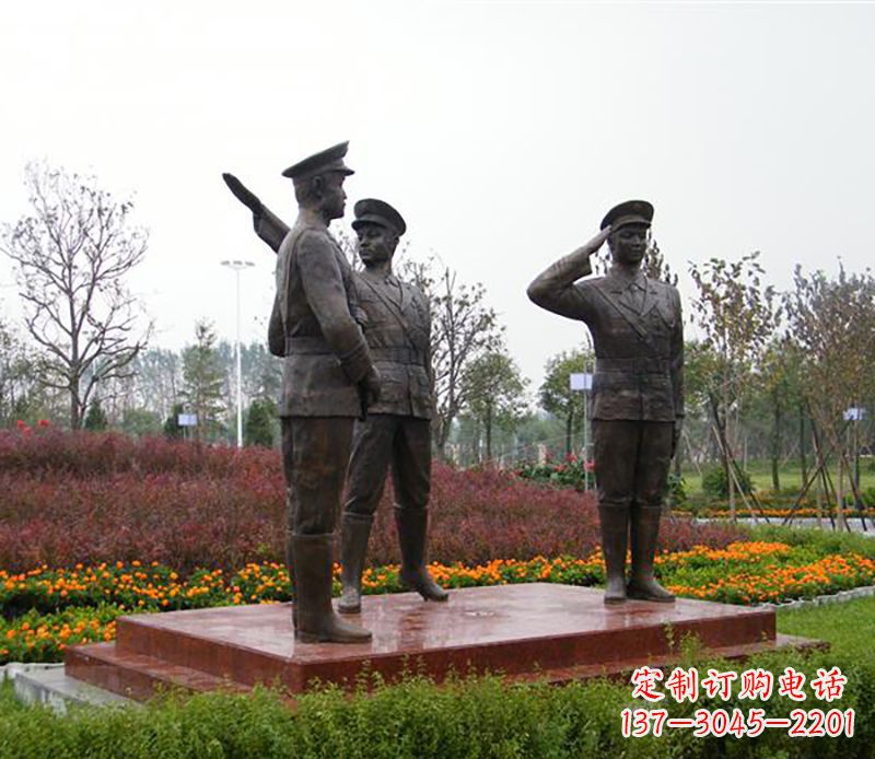 沧州铜雕警察铜雕