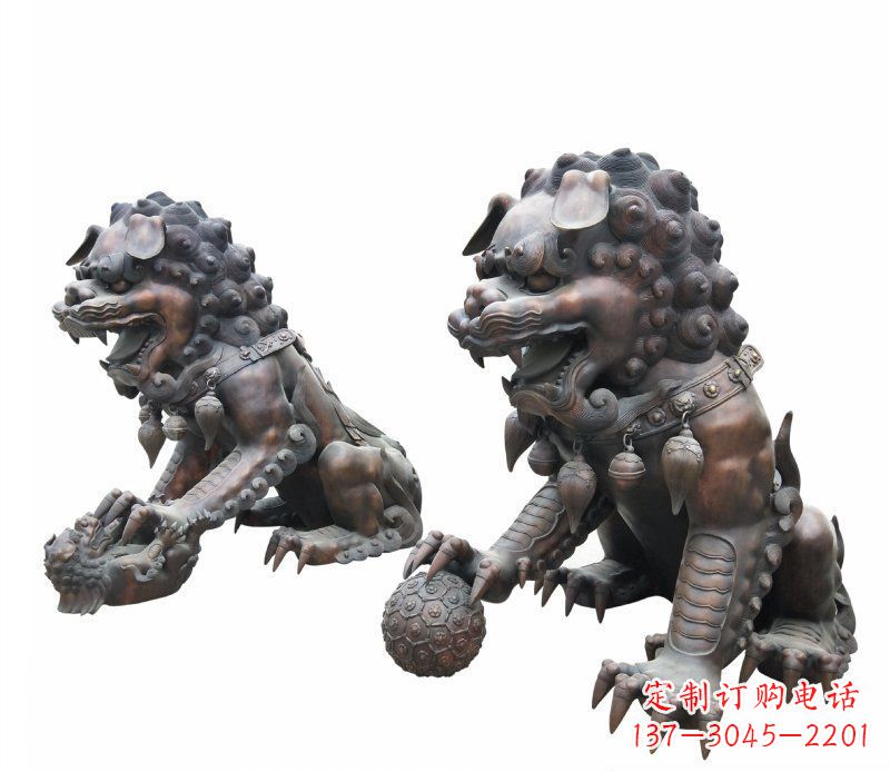沧州铜雕酒店镇宅招财麒麟雕塑
