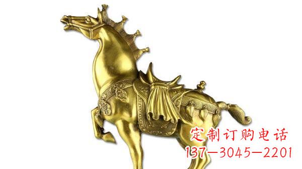 沧州铜雕马公园动物雕塑