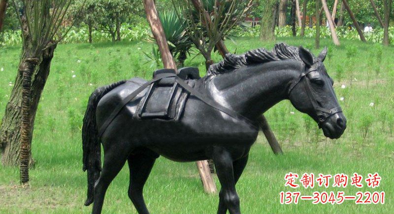 沧州铜雕马公园动物雕塑 (2)