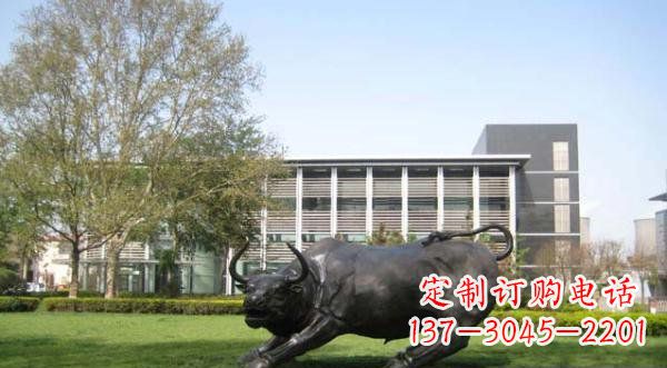 沧州铜雕牛公园动物雕塑 (2)