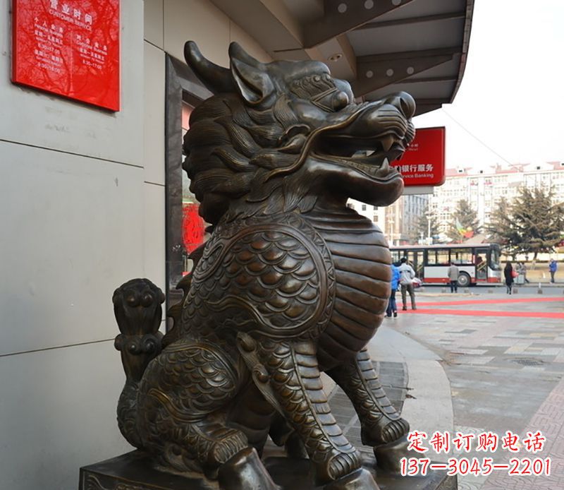 沧州铜雕麒麟