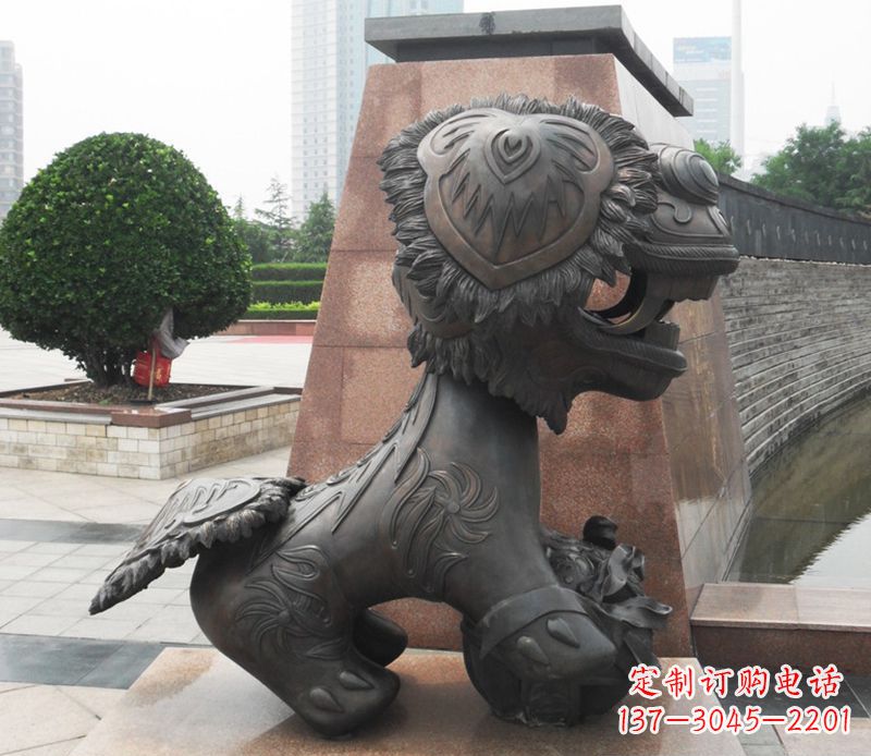 沧州铜雕狮子